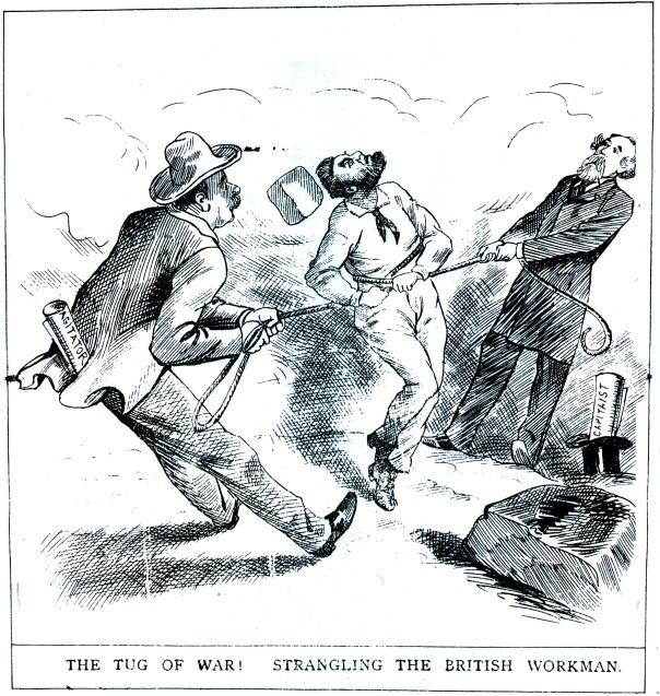 The Tug Of War! Strangling The British Workman - Bristol Radical ...