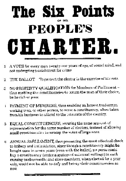 example charter District Bristol Chartism Tewkesbury In  And Radical